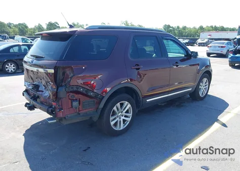 2018 Ford Explorer Xlt z USA, uszkodzony, nr VIN 1FM5K8D85JGA23390